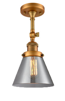 Semi-Flush Mts. Glass Down by Innovations ( 405 | 201F-BB-G43-LED Franklin Restoration ) 
