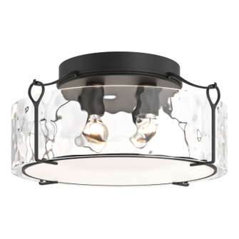 Semi-Flush Mts. Drum Shade by Hubbardton Forge ( 39 | 121145-SKT-10-LL0216 Bow ) 