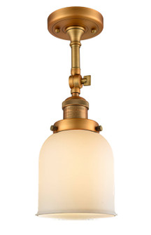 Semi-Flush Mts. Glass Down by Innovations ( 405 | 201F-BB-G51-LED Franklin Restoration ) 