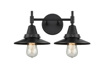 Bathroom Fixtures Two Lights by Innovations ( 405 | 447-2W-BK-M6-BK Caden ) 
