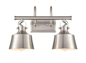 Bathroom Fixtures Two Lights by Innovations ( 405 | 370-2W-SN-M-LED Auralume ) 