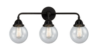 Bathroom Fixtures Three Lights by Innovations ( 405 | 288-3W-BK-G204-6-LED Nouveau 2 ) 