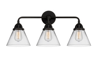 Bathroom Fixtures Three Lights by Innovations ( 405 | 288-3W-BK-G42-LED Nouveau 2 ) 