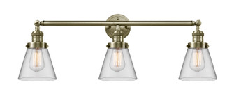 Bathroom Fixtures Three Lights by Innovations ( 405 | 205-AB-G62 Franklin Restoration ) 