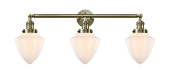 Bathroom Fixtures Three Lights by Innovations ( 405 | 205-AB-G661-7 Franklin Restoration ) 