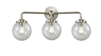 Bathroom Fixtures Three Lights by Innovations ( 405 | 284-3W-SN-G204-6 Nouveau ) 