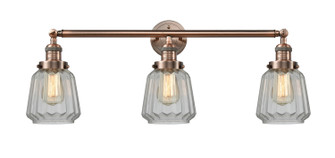 Bathroom Fixtures Three Lights by Innovations ( 405 | 205-AC-G142-LED Franklin Restoration ) 