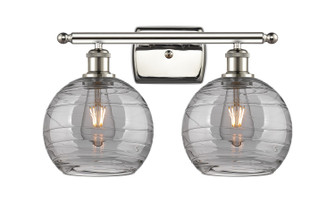 Bathroom Fixtures Two Lights by Innovations ( 405 | 516-2W-PN-G1213-8SM Ballston ) 