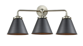 Bathroom Fixtures Three Lights by Innovations ( 405 | 284-3W-SN-M13-BK-LED Nouveau ) 