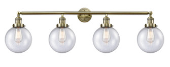 Bathroom Fixtures Four Lights by Innovations ( 405 | 215-AB-G204-8-LED Franklin Restoration ) 
