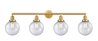 Bathroom Fixtures Four Lights by Innovations ( 405 | 215-SG-G204-8-LED Franklin Restoration ) 