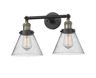 Bathroom Fixtures Two Lights by Innovations ( 405 | 208-BAB-G44 Franklin Restoration ) 