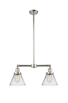 Mid. Chandeliers Glass Down by Innovations ( 405 | 209-PN-G42 Franklin Restoration ) 