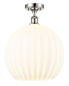 Semi-Flush Mts. Glass Down by Innovations ( 405 | 516-1C-PN-G1217-14WV Ballston ) 