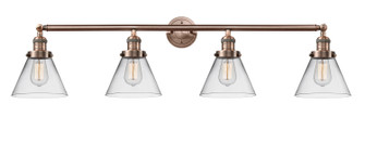 Bathroom Fixtures Four Lights by Innovations ( 405 | 215-AC-G42 Franklin Restoration ) 