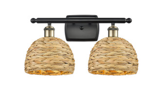 Bathroom Fixtures Two Lights by Innovations ( 405 | 516-2W-BAB-RBD-8-NAT Ballston ) 