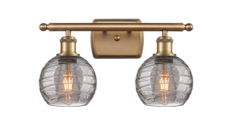 Bathroom Fixtures Two Lights by Innovations ( 405 | 516-2W-BB-G1213-6SM Ballston ) 