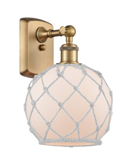 Sconces Single Glass by Innovations ( 405 | 516-1W-BB-G121-8RW Ballston ) 
