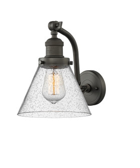 Sconces Single Glass by Innovations ( 405 | 515-1W-OB-G44-LED Franklin Restoration ) 