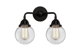 Bathroom Fixtures Two Lights by Innovations ( 405 | 288-2W-BK-G202-6 Nouveau 2 ) 