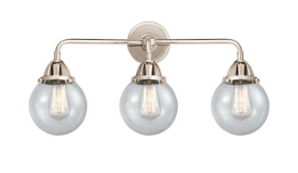 Bathroom Fixtures Three Lights by Innovations ( 405 | 288-3W-PN-G204-6-LED Nouveau 2 ) 