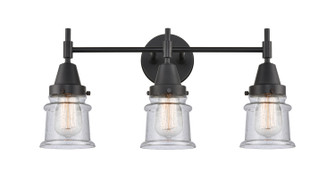 Bathroom Fixtures Three Lights by Innovations ( 405 | 447-3W-BK-G184S-LED Caden ) 