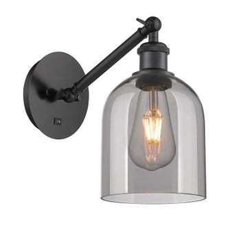 Sconces Single Glass by Innovations ( 405 | 317-1W-BK-G558-6SM Ballston ) 