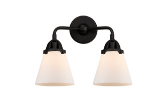 Bathroom Fixtures Two Lights by Innovations ( 405 | 288-2W-BK-G61 Nouveau 2 ) 