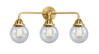 Bathroom Fixtures Three Lights by Innovations ( 405 | 288-3W-SG-G204-6-LED Nouveau 2 ) 