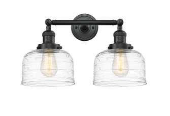 Bathroom Fixtures Two Lights by Innovations ( 405 | 208-BK-G713-LED Franklin Restoration ) 