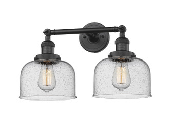 Bathroom Fixtures Two Lights by Innovations ( 405 | 208-BK-G74-LED Franklin Restoration ) 