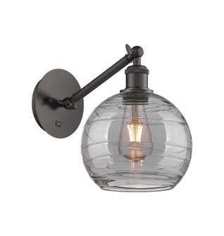 Sconces Single Glass by Innovations ( 405 | 317-1W-OB-G1213-8SM Ballston ) 
