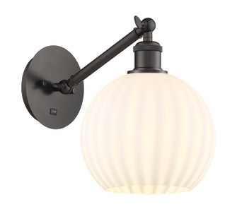 Sconces Single Glass by Innovations ( 405 | 317-1W-OB-G1217-8WV Ballston ) 