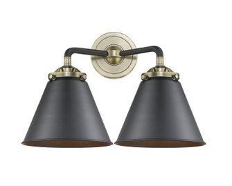 Bathroom Fixtures Two Lights by Innovations ( 405 | 284-2W-BAB-M13-BK Nouveau ) 