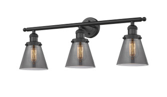 Bathroom Fixtures Three Lights by Innovations ( 405 | 205-BK-G63-LED Franklin Restoration ) 