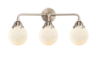 Bathroom Fixtures Three Lights by Innovations ( 405 | 288-3W-SN-G201-6-LED Nouveau 2 ) 