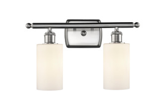 Bathroom Fixtures Two Lights by Innovations ( 405 | 516-2W-SN-G801-LED Ballston ) 