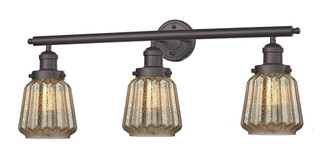 Bathroom Fixtures Three Lights by Innovations ( 405 | 205-OB-G146 Franklin Restoration ) 