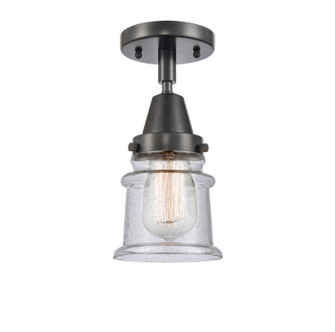 Semi-Flush Mts. Glass Down by Innovations ( 405 | 447-1C-BK-G184S-LED Caden ) 