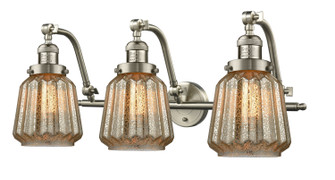 Bathroom Fixtures Three Lights by Innovations ( 405 | 515-3W-SN-G146-LED Franklin Restoration ) 