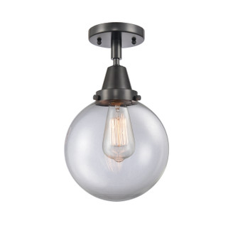 Semi-Flush Mts. Glass Down by Innovations ( 405 | 447-1C-BK-G202-8-LED Caden ) 