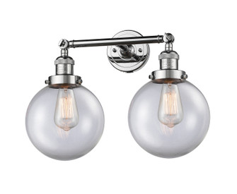 Bathroom Fixtures Two Lights by Innovations ( 405 | 208-PC-G202-8-LED Franklin Restoration ) 