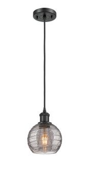 Mini Pendants Glass Down by Innovations ( 405 | 516-1P-BK-G1213-6SM Ballston ) 