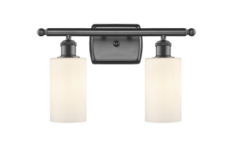 Bathroom Fixtures Two Lights by Innovations ( 405 | 516-2W-OB-G801-LED Ballston ) 