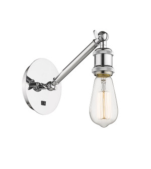 Sconces Single Glass by Innovations ( 405 | 317-1W-PC Ballston ) 