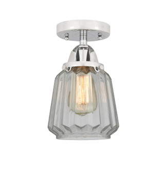Semi-Flush Mts. Cage by Innovations ( 405 | 288-1C-PC-G142-LED Nouveau 2 ) 