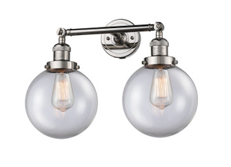 Bathroom Fixtures Two Lights by Innovations ( 405 | 208-PN-G202-8 Franklin Restoration ) 