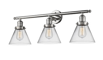 Bathroom Fixtures Three Lights by Innovations ( 405 | 205-PN-G42-LED Franklin Restoration ) 