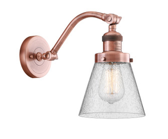 Sconces Single Glass by Innovations ( 405 | 515-1W-AC-G64-LED Franklin Restoration ) 
