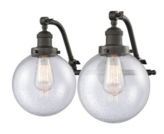 Bathroom Fixtures Two Lights by Innovations ( 405 | 515-2W-OB-G204-8-LED Franklin Restoration ) 